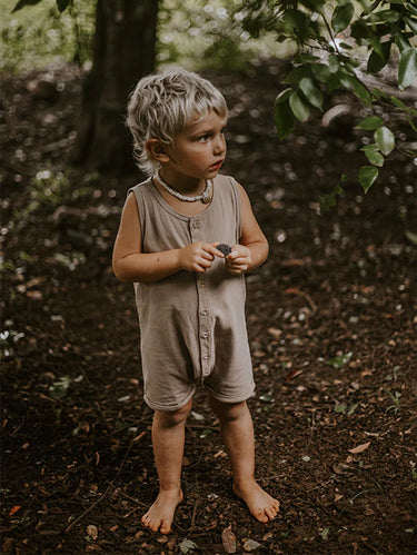 The Simple Folk Beach Bum Playsuit, Mushroom